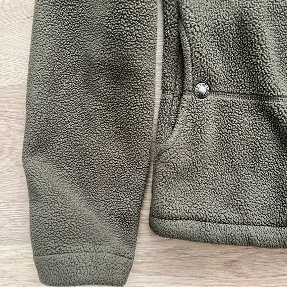The North Face Gemma Fleece Women's Jacket in Olive and Black - Picture 4 of 7